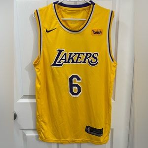 Lakers Lebron James Basketball Jersey #6